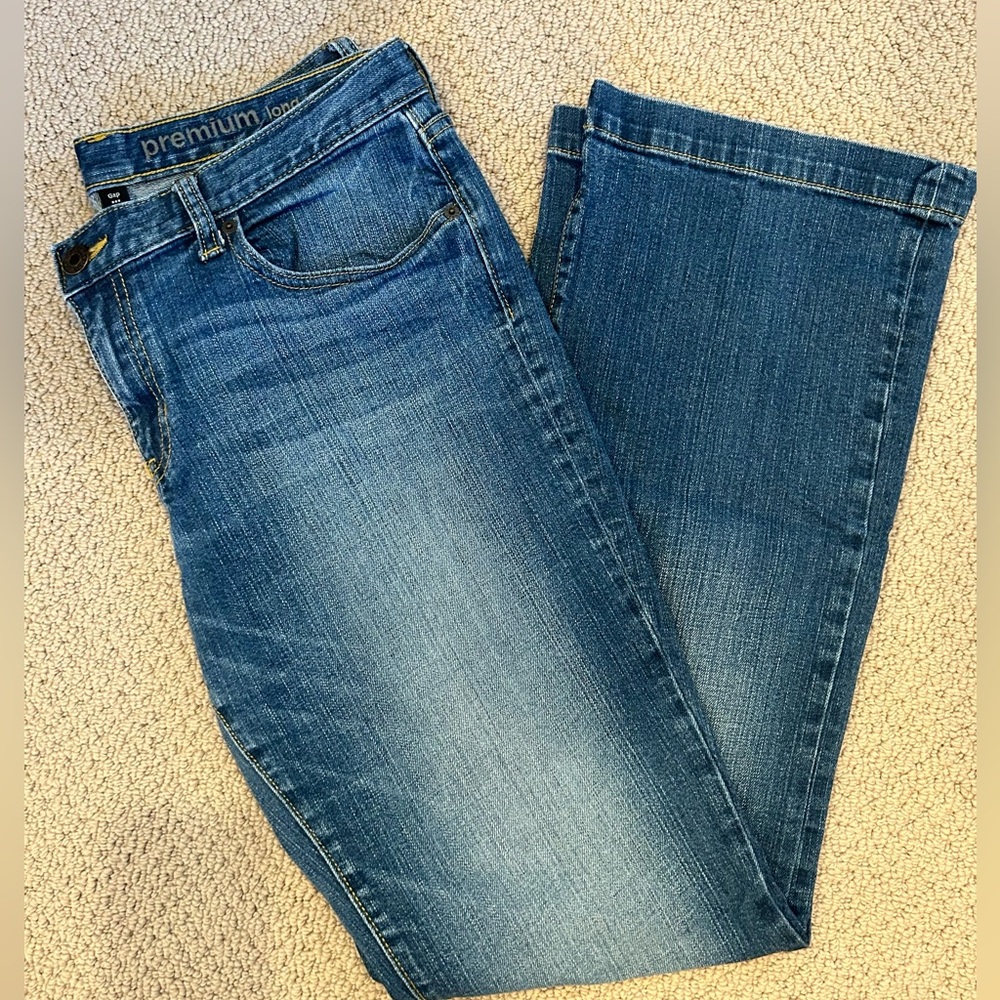 Gap Jeans, Size 12, Premium Long and Lean